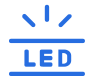 LED指示燈（紅綠藍）